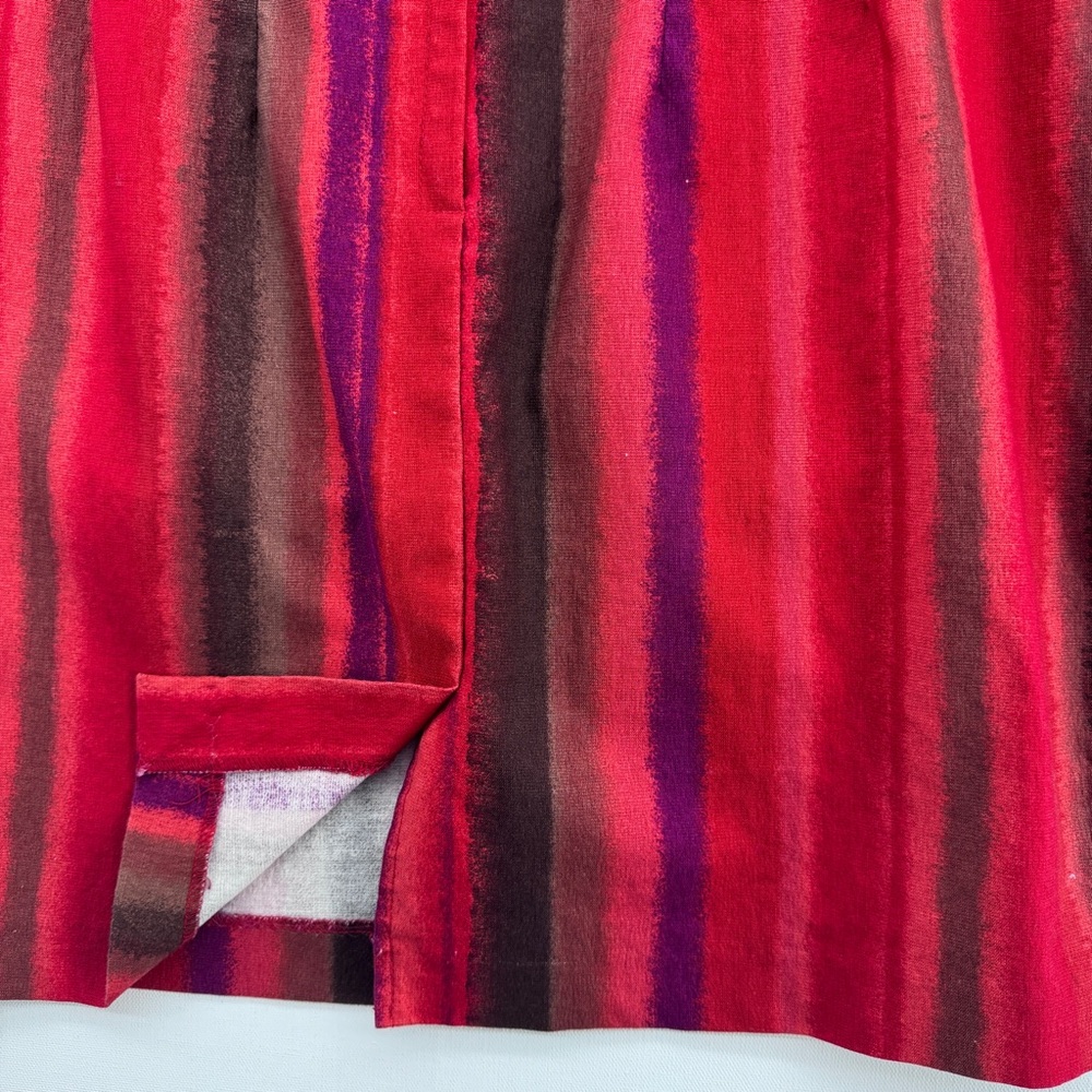 Vintage Paul Et Duffier Striped Pencil Skirt Size 10 Intellectual Power Dressing View 4